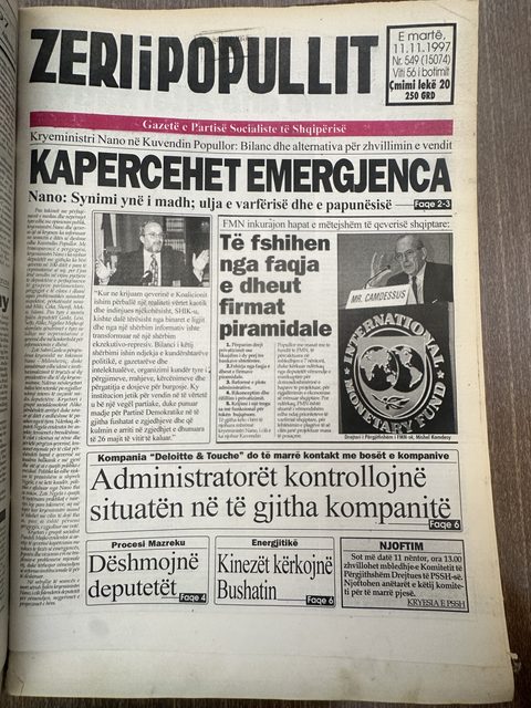 Zëri i Popullit 1997-11-11